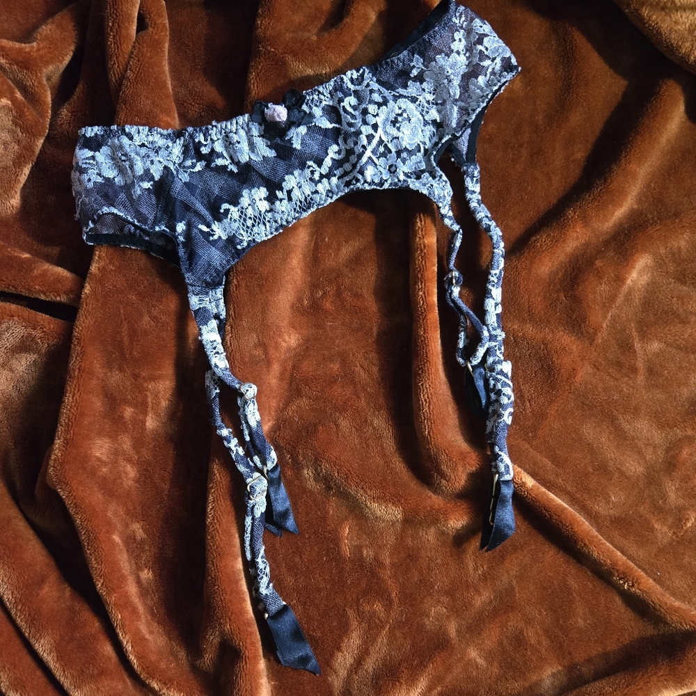 Agent Provocateur Soirée Davis Suspender Belt Plaid Preppy